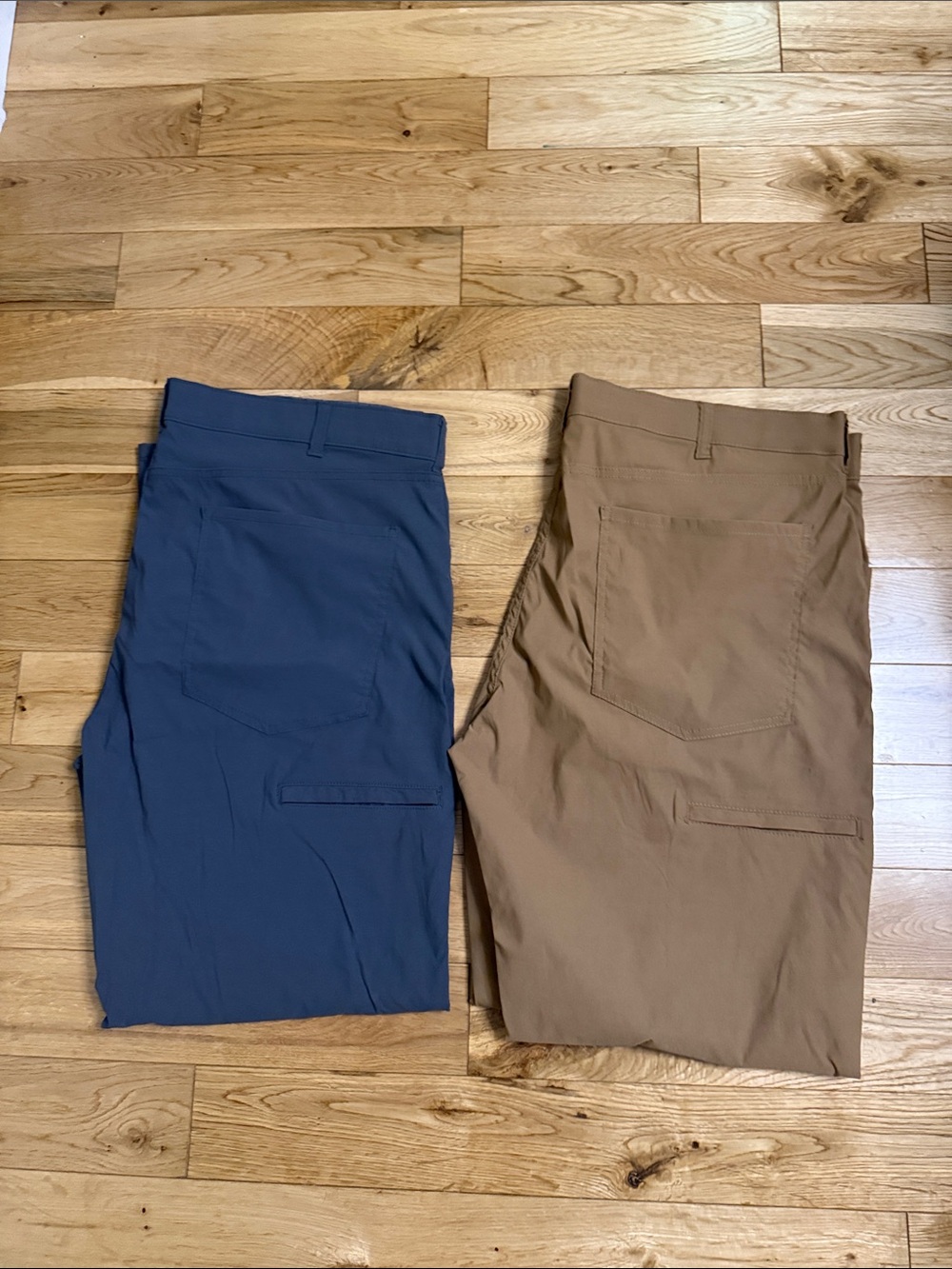 Bundle of 2 Member’s Mark Denali straight fit pants size 40 x 32 Blue and Brown